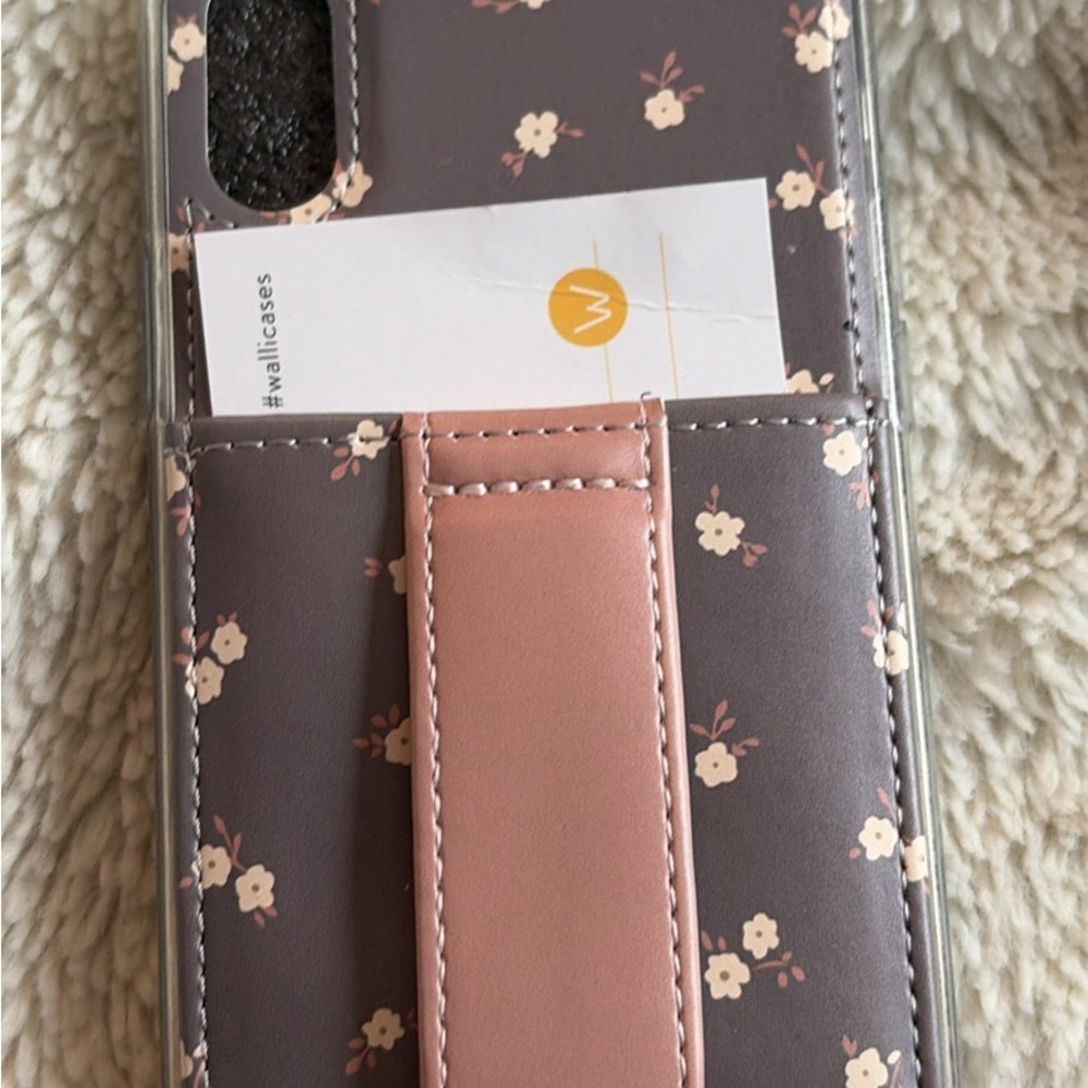 Floral Pink and Pirple walli iPhone X/XS Case